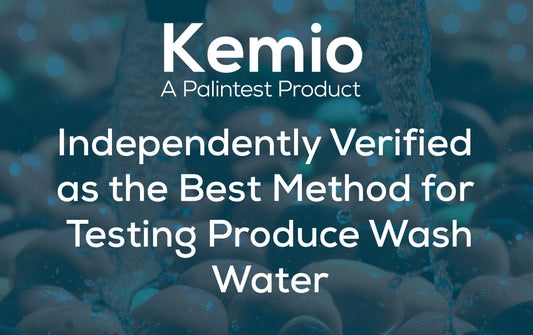 Kemio™: Independently Verified As The Best Method For Testing Produce Wash Water