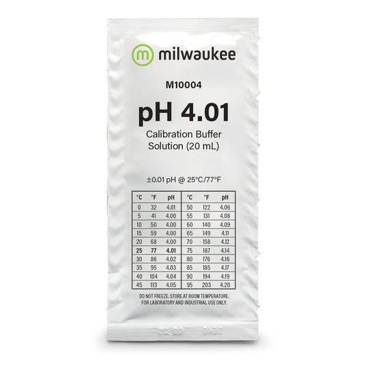 Milwaukee pH 4.01 Buffer 20ml Sachet