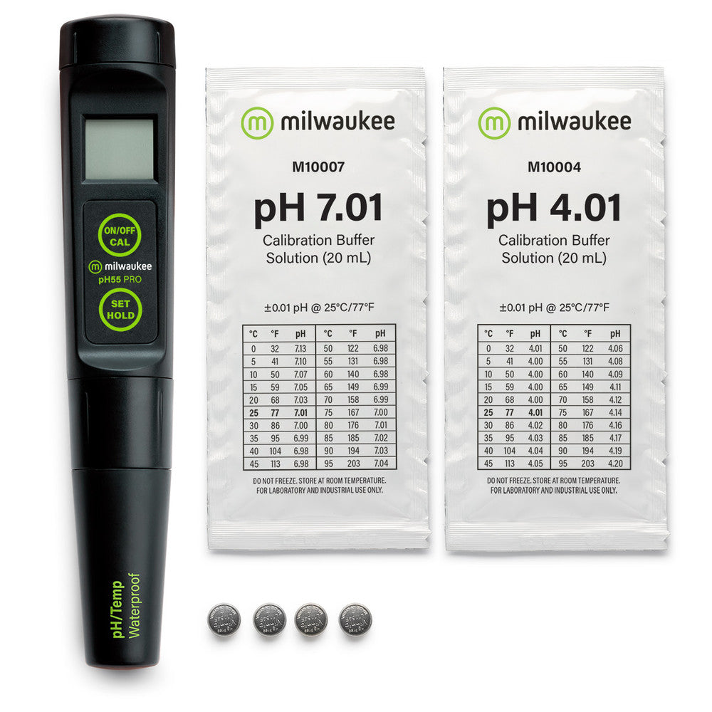Milwaukee PRO pH & Temperature Tester with ATC & a Replaceable Probe