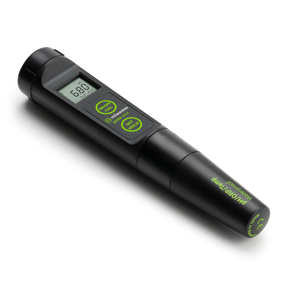 Milwaukee MAX Waterproof 3-in-1 pH/ORP/Temp Tester with Replaceable Probe